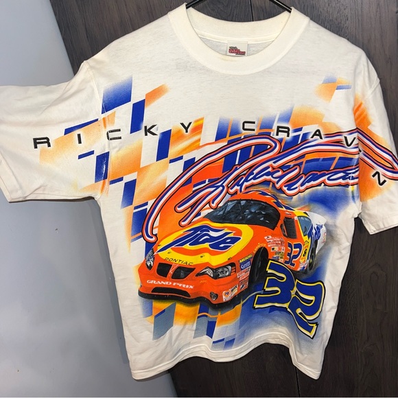 Vintage NASCAR Ricky Craven Tide Racing All Over Print Shirt - Picture 2 of 7